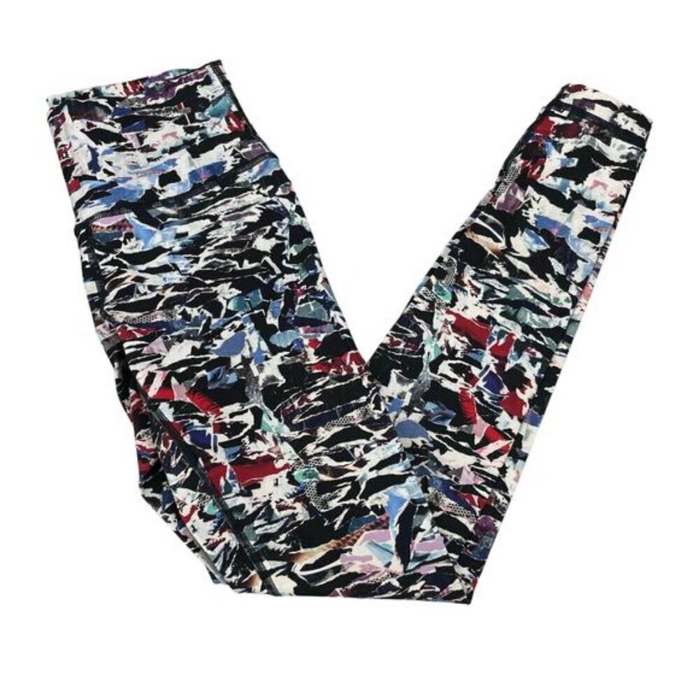 Lululemon Wunder Under Hi-Rise Tight In Culture Clash Multi Black Size 4 - Picture 7 of 11